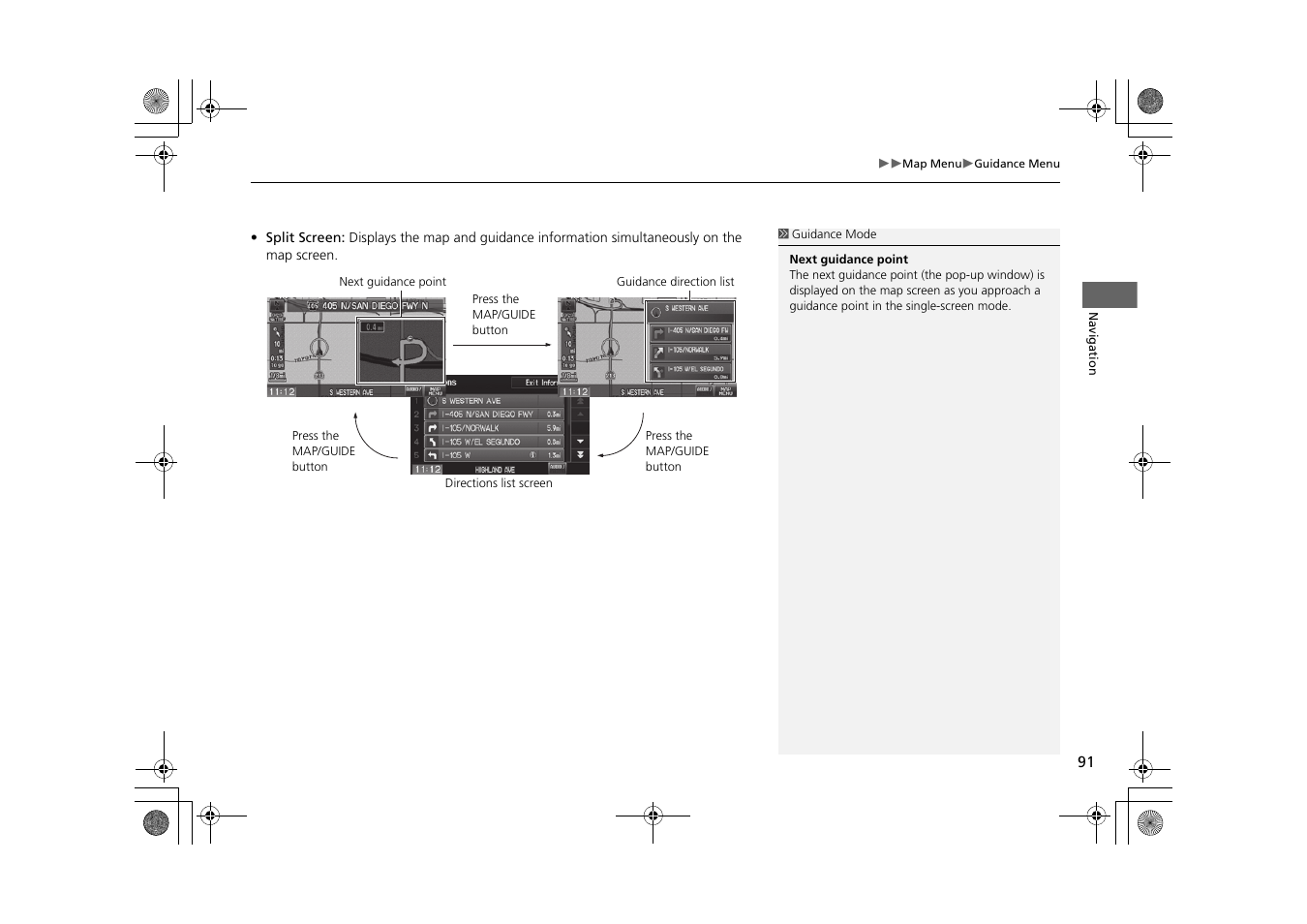 HONDA 2013 CR-Z Navigation User Manual | Page 93 / 209