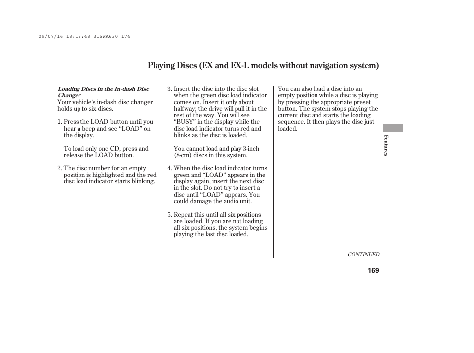 HONDA 2010 CR-V User Manual | Page 175 / 446