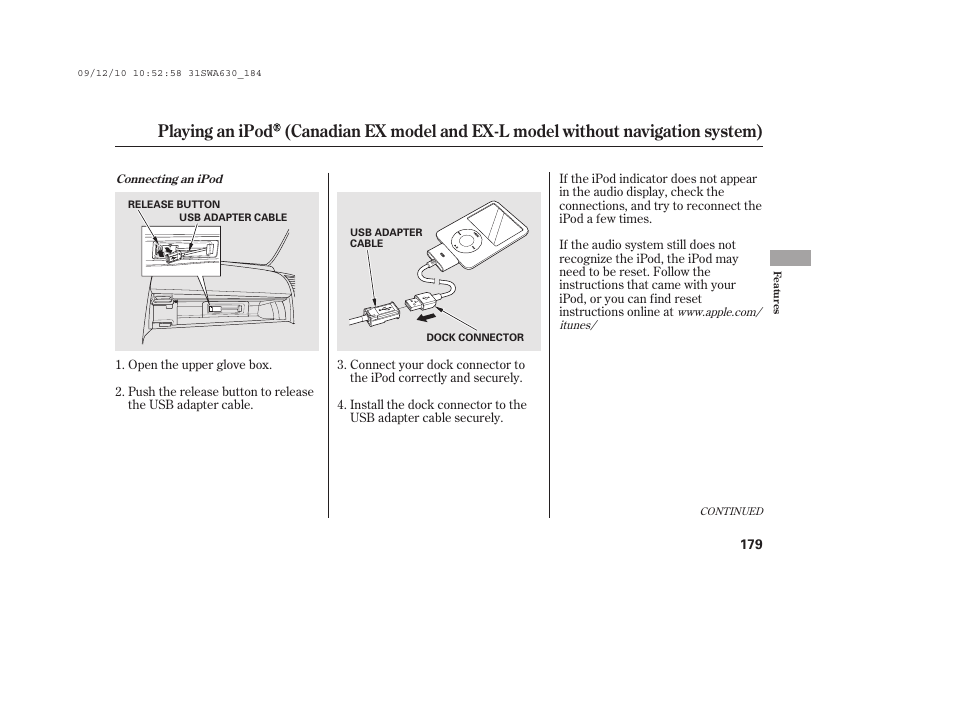 HONDA 2010 CR-V User Manual | Page 185 / 446