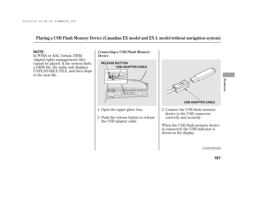 HONDA 2010 CR-V User Manual | Page 193 / 446