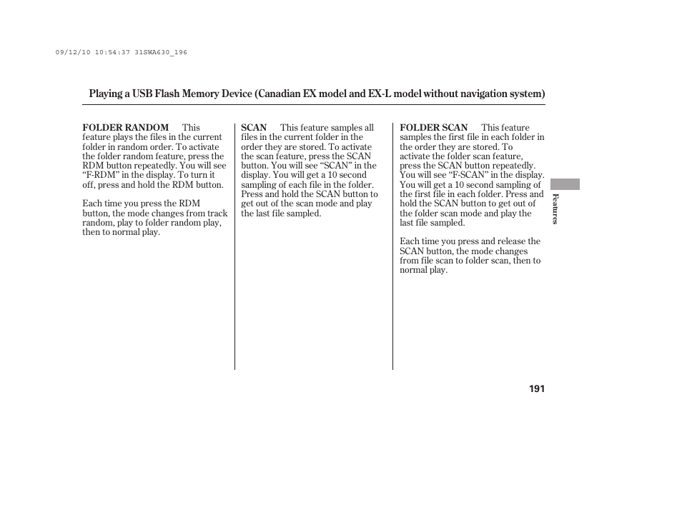 HONDA 2010 CR-V User Manual | Page 197 / 446