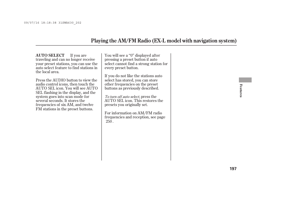 HONDA 2010 CR-V User Manual | Page 203 / 446