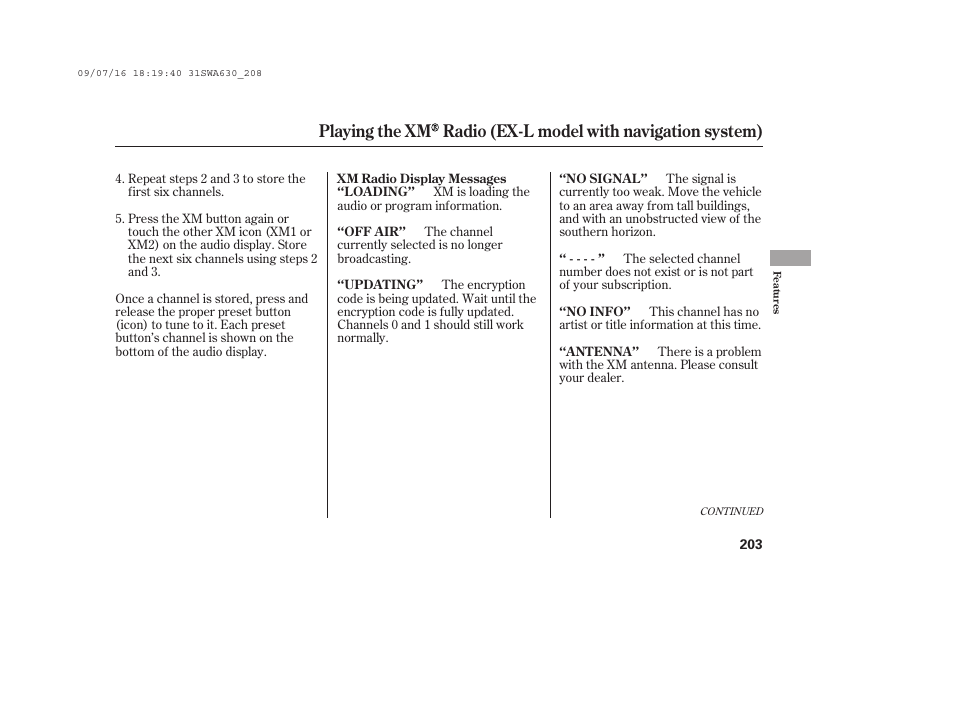 HONDA 2010 CR-V User Manual | Page 209 / 446