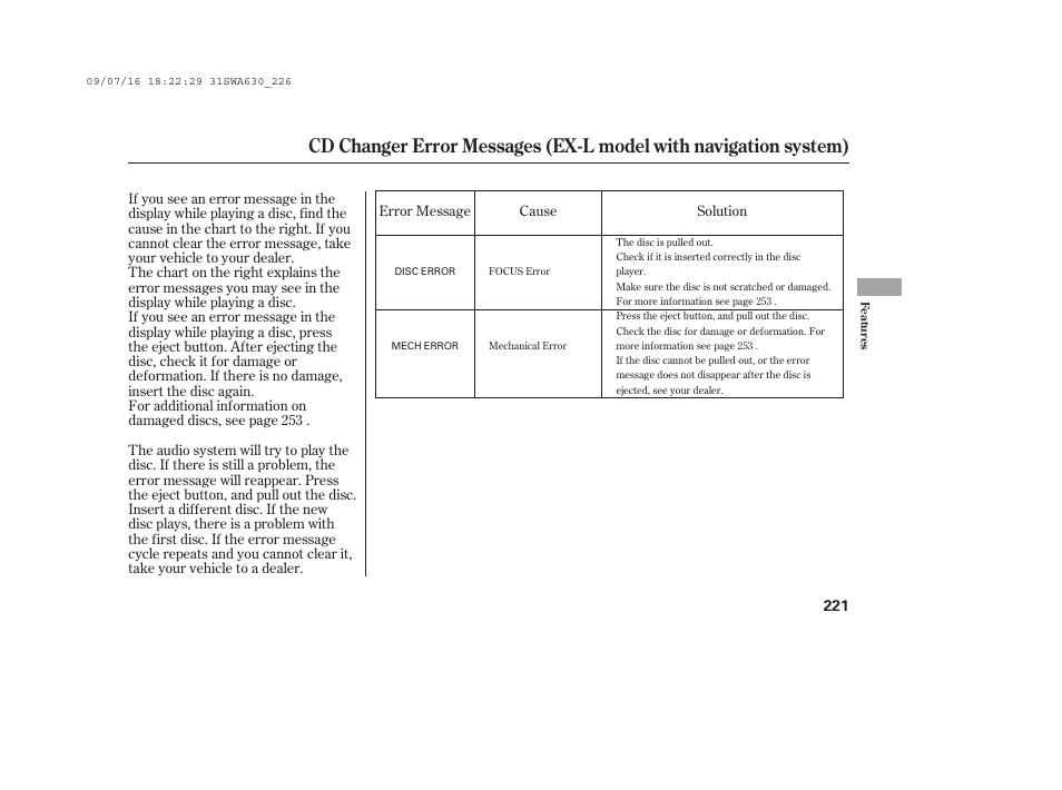 HONDA 2010 CR-V User Manual | Page 227 / 446