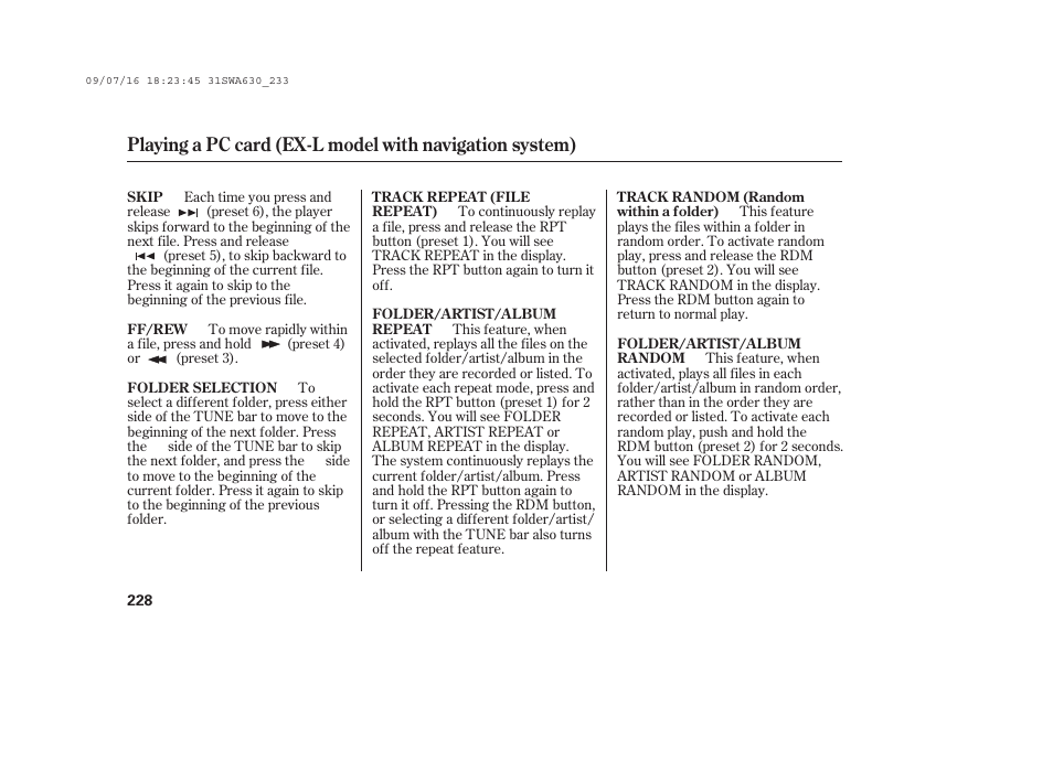 HONDA 2010 CR-V User Manual | Page 234 / 446