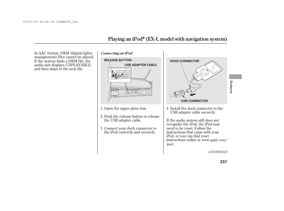 HONDA 2010 CR-V User Manual | Page 243 / 446