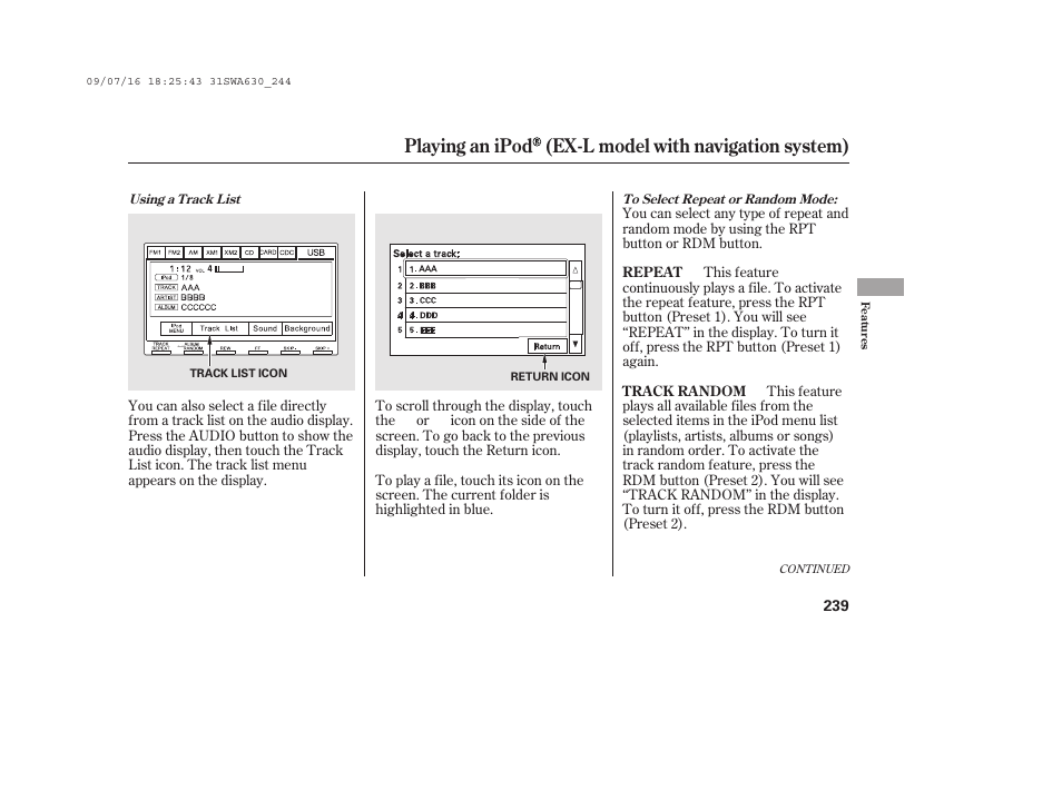 HONDA 2010 CR-V User Manual | Page 245 / 446