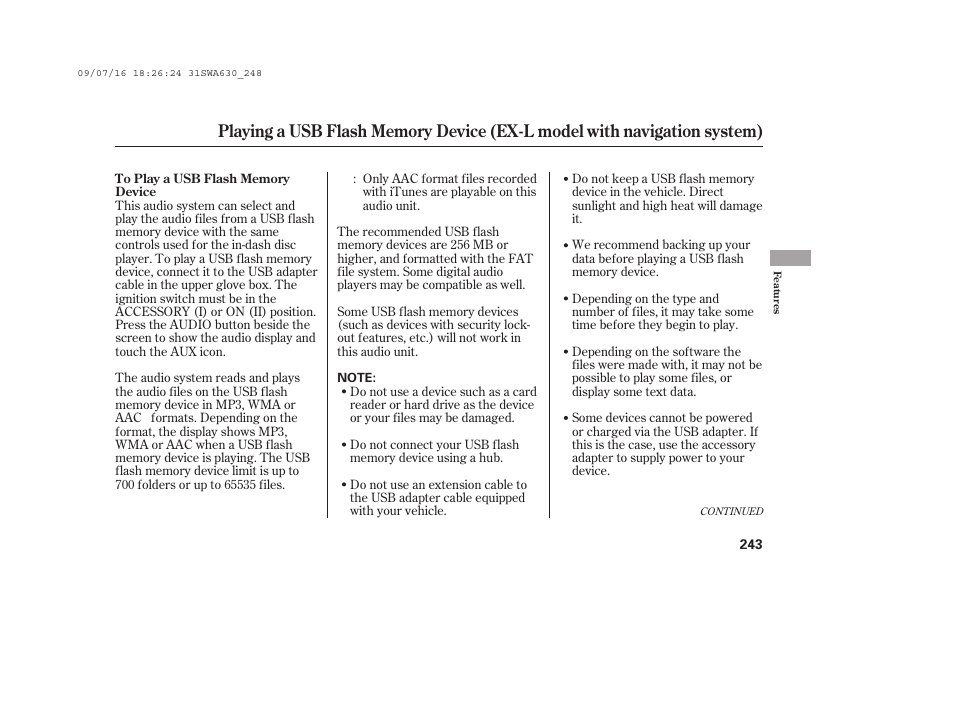 HONDA 2010 CR-V User Manual | Page 249 / 446