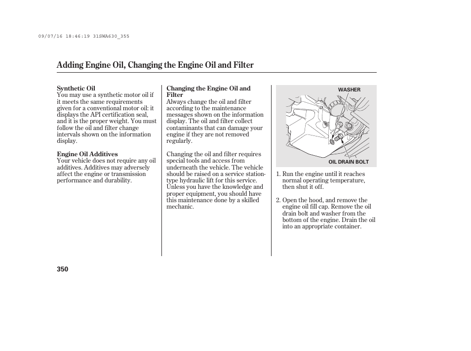 HONDA 2010 CR-V User Manual | Page 356 / 446