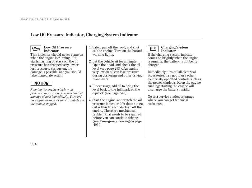 HONDA 2010 CR-V User Manual | Page 400 / 446