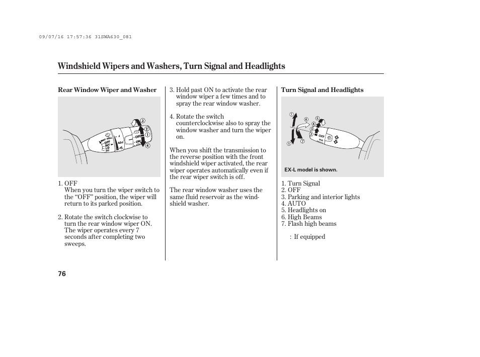 HONDA 2010 CR-V User Manual | Page 82 / 446