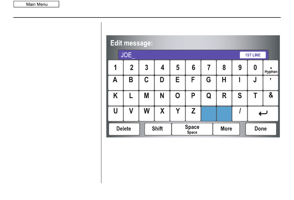 Getting started, 2011 cr-z, Using the on-screen keyboard | HONDA 2011 CR-Z Navigation User Manual | Page 15 / 154