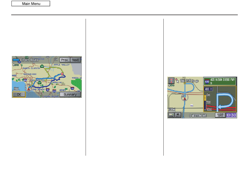 Driving to your destination, 2011 cr-z | HONDA 2011 CR-Z Navigation User Manual | Page 48 / 154