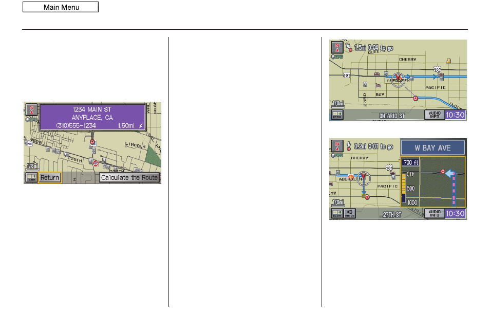 Driving to your destination, 2011 cr-z | HONDA 2011 CR-Z Navigation User Manual | Page 49 / 154