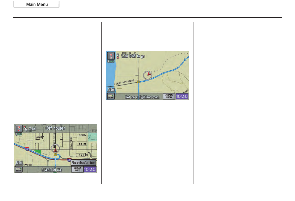 Position (p, Driving to your destination, 2010 fit | HONDA 2010 Fit Navigation User Manual | Page 60 / 151