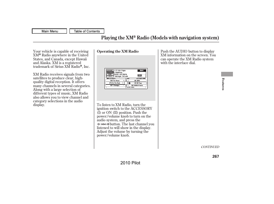 HONDA 2010 Pilot User Manual | Page 271 / 575