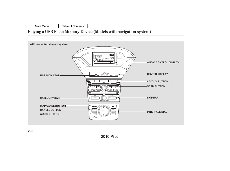 2010 pilot | HONDA 2010 Pilot User Manual | Page 302 / 575