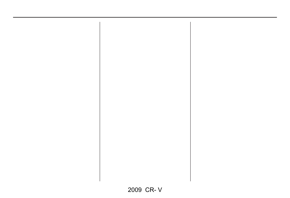 HONDA 2009 CR-V Navigation User Manual | 151 pages