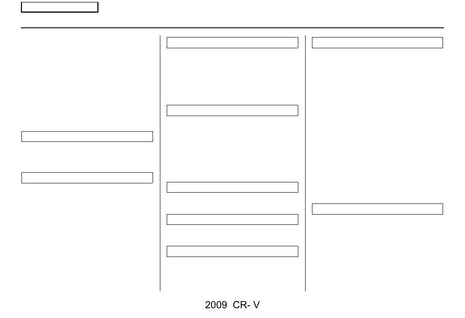 Index | HONDA 2009 CR-V Navigation User Manual | Page 147 / 151