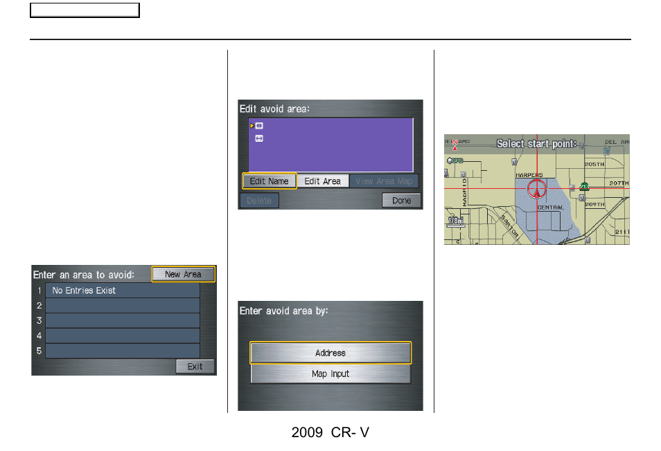 System setup, 2009 cr- v | HONDA 2009 CR-V Navigation User Manual | Page 86 / 151