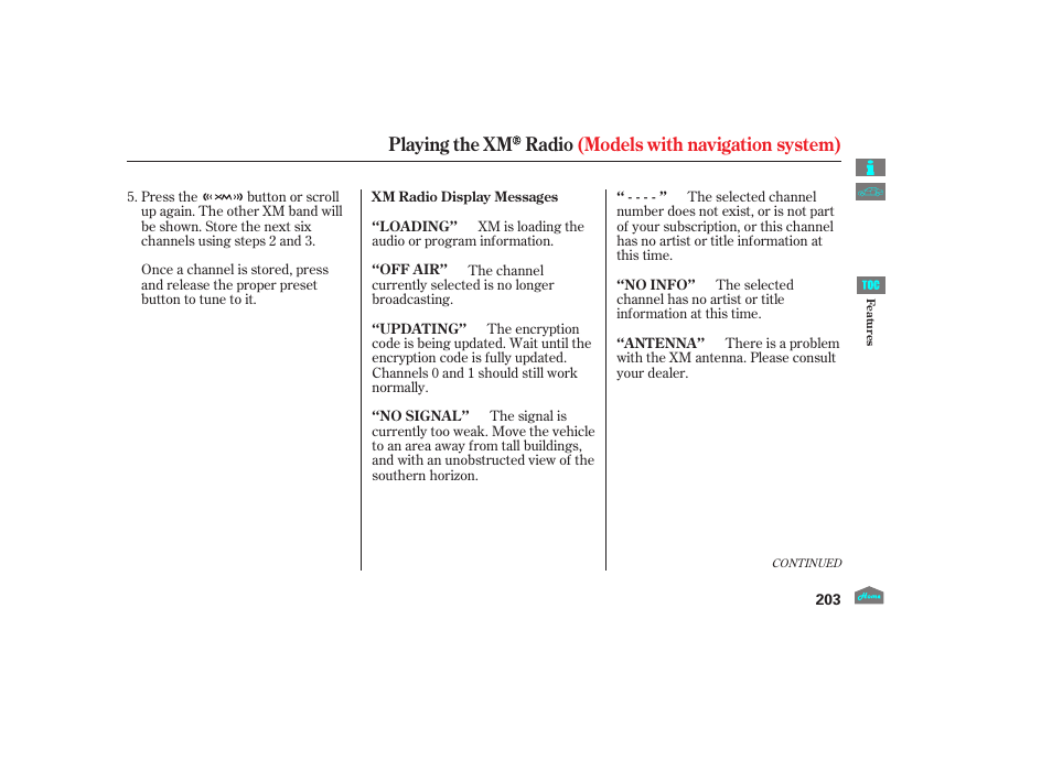 HONDA 2012 Accord Sedan User Manual | Page 206 / 446