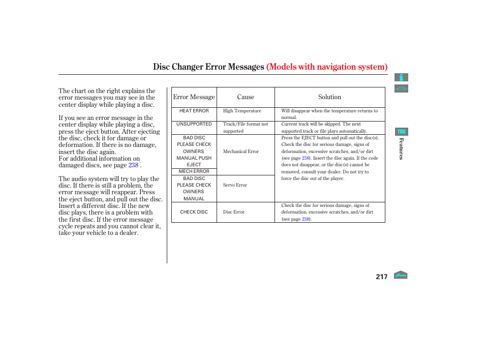 2012 accord sedan | HONDA 2012 Accord Sedan User Manual | Page 220 / 446