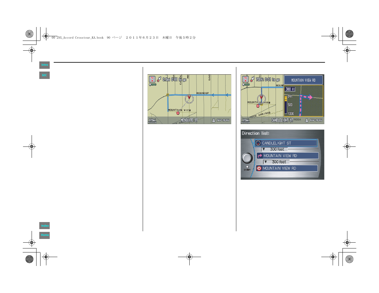 System setup | HONDA 2012 Accord Crosstour Navigation User Manual | Page 90 / 156