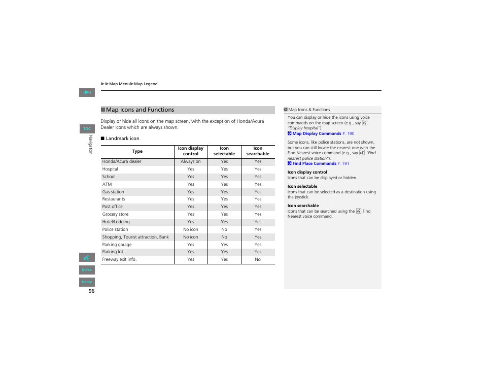HONDA 2012 Civic Navigation User Manual | Page 97 / 204