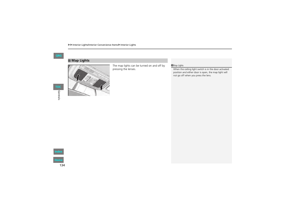 P 134 | HONDA 2013 Accord Coupe User Manual | Page 135 / 554