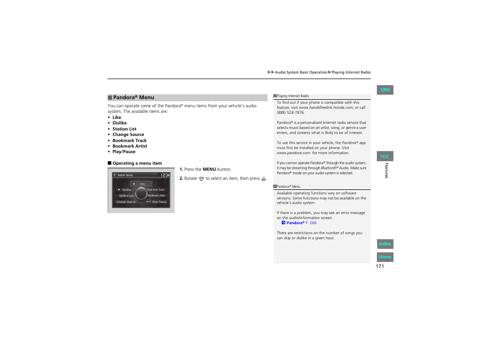 HONDA 2013 Accord Coupe User Manual | Page 172 / 554