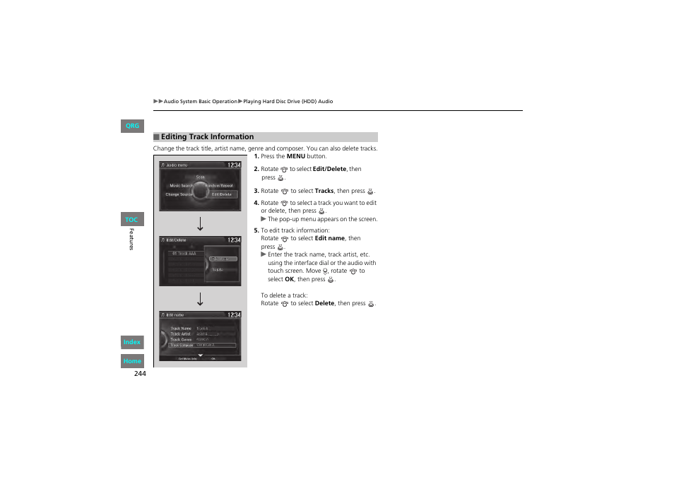 HONDA 2013 Accord Coupe User Manual | Page 245 / 554