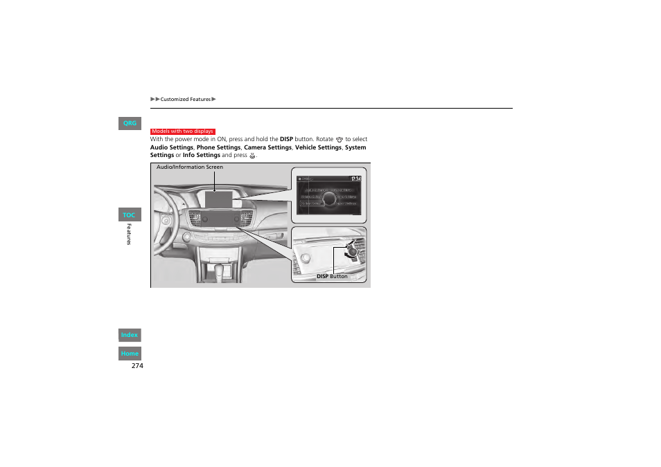 HONDA 2013 Accord Coupe User Manual | Page 275 / 554