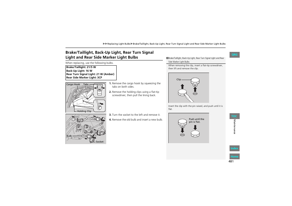 P 481), P. 481 | HONDA 2013 Accord Coupe User Manual | Page 482 / 554