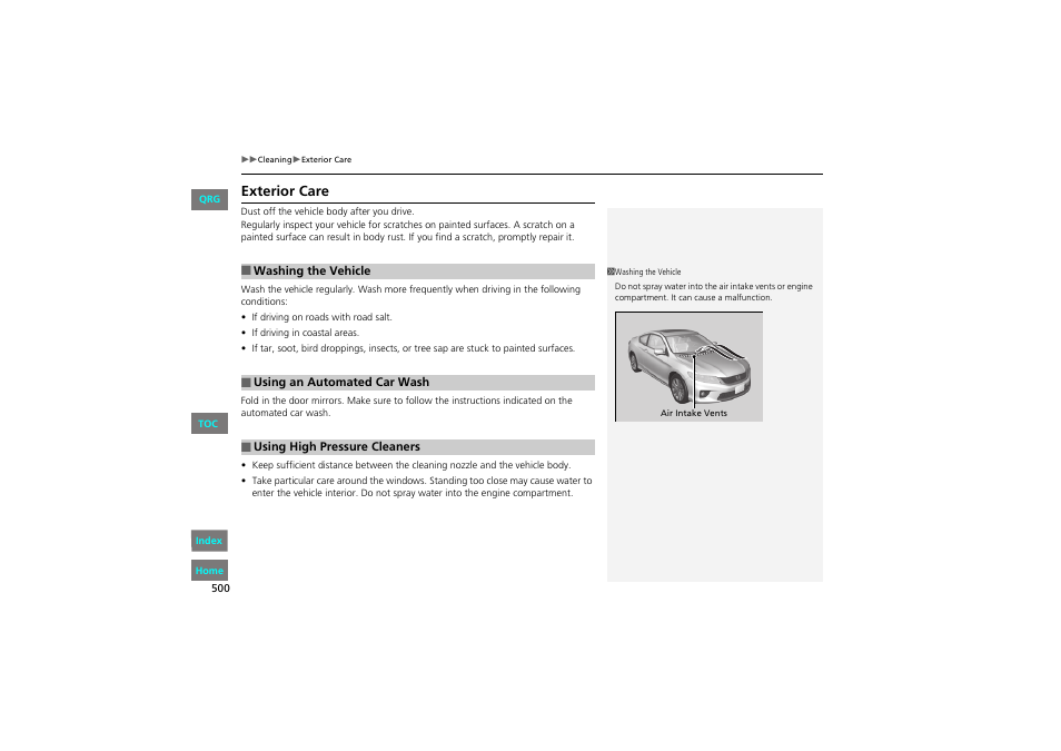 HONDA 2013 Accord Coupe User Manual | Page 501 / 554