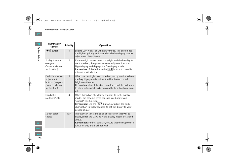 HONDA 2013 Fit Navigation User Manual | Page 29 / 198