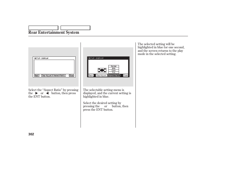 Rear entertainment system | HONDA 2008 Odyssey User Manual | Page 305 / 524