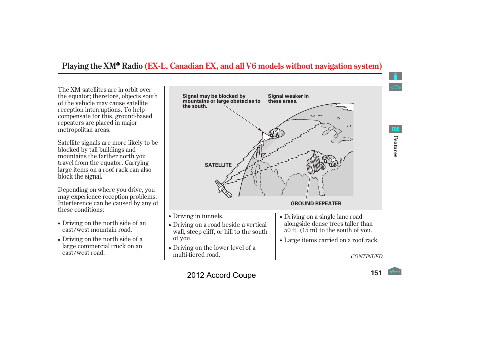 HONDA 2012 Accord Coupe User Manual | Page 154 / 454