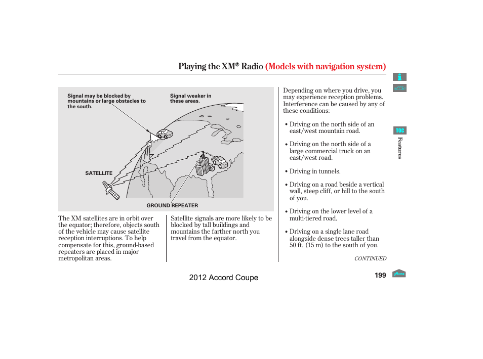 HONDA 2012 Accord Coupe User Manual | Page 202 / 454