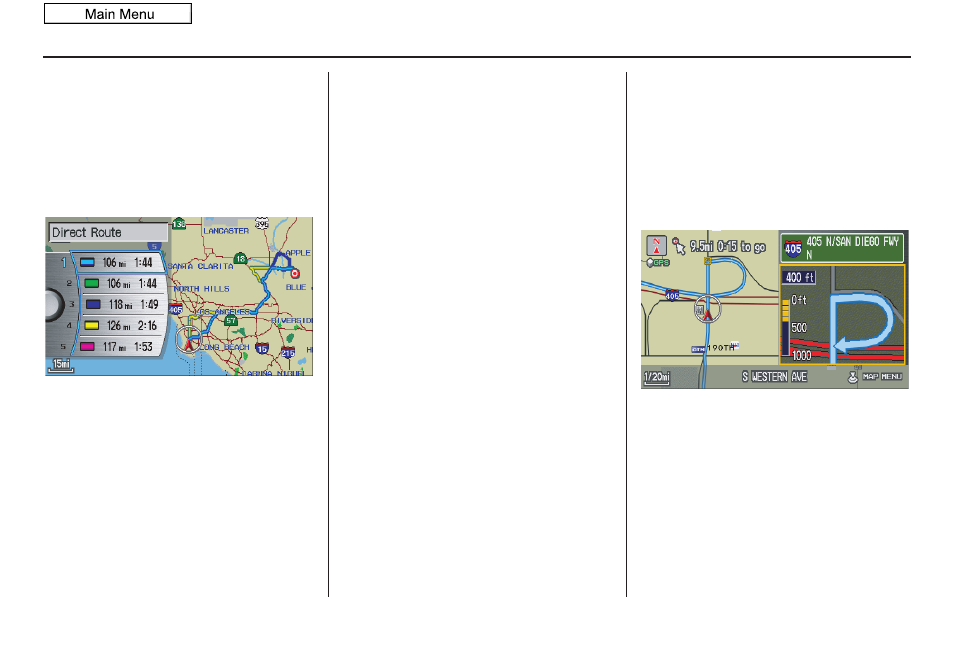 Driving to your destination, 2011 accord crosstour | HONDA 2011 Accord Crosstour Navigation User Manual | Page 48 / 156