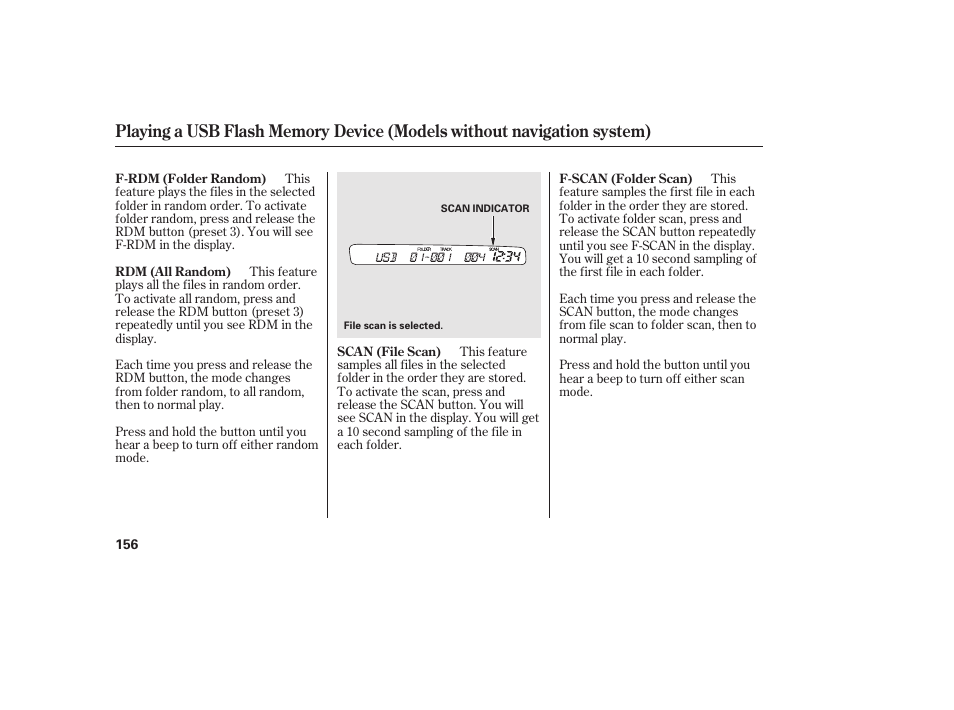HONDA 2011 Civic Coupe User Manual | Page 162 / 402