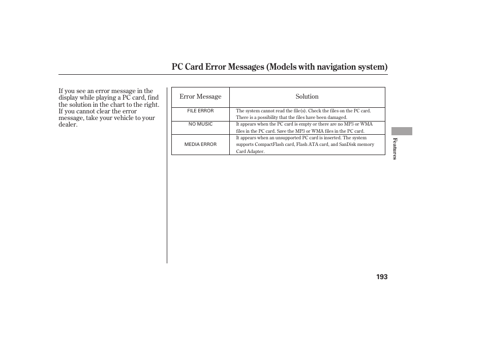 HONDA 2011 Civic Coupe User Manual | Page 199 / 402