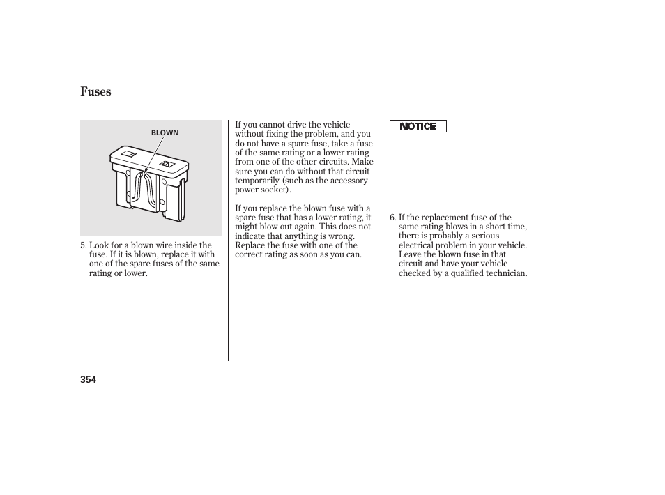 Fuses | HONDA 2011 Civic Coupe User Manual | Page 360 / 402