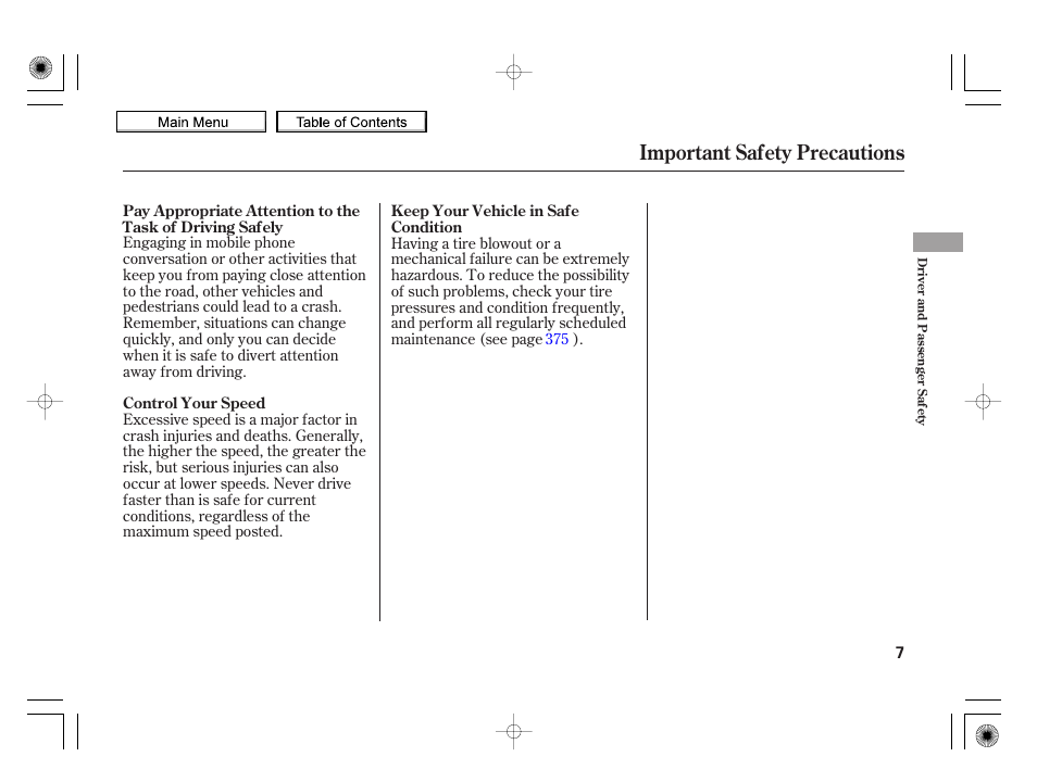 Important safety precautions, 2010 insight | HONDA 2010 Insight User Manual | Page 10 / 450