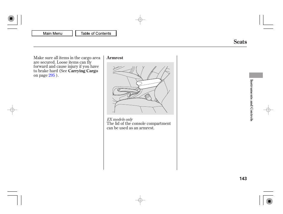 Seats, 2010 insight | HONDA 2010 Insight User Manual | Page 146 / 450