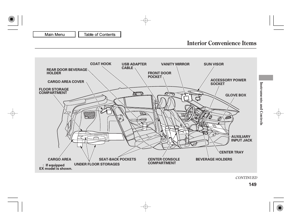 Interior convenience items, 2010 insight | HONDA 2010 Insight User Manual | Page 152 / 450