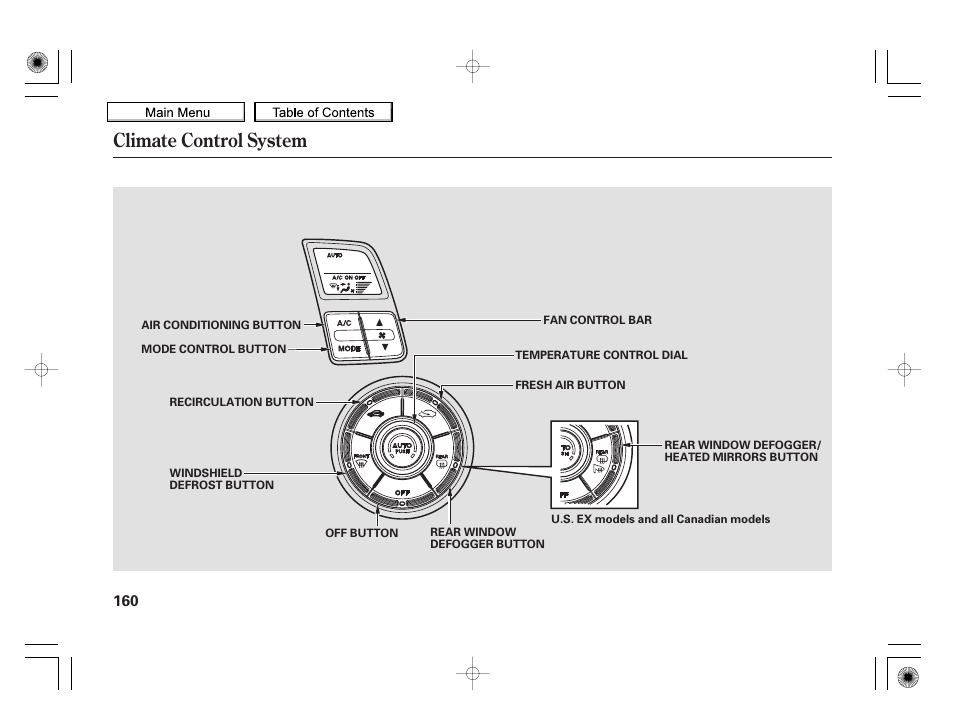 Climate control system, 2010 insight | HONDA 2010 Insight User Manual | Page 163 / 450