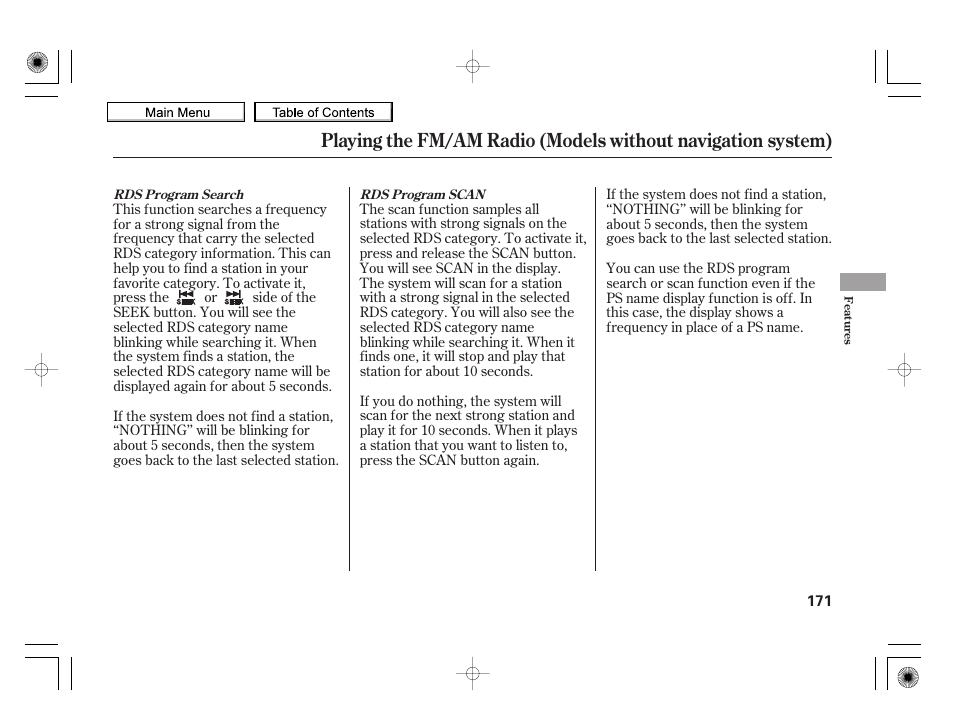 HONDA 2010 Insight User Manual | Page 174 / 450