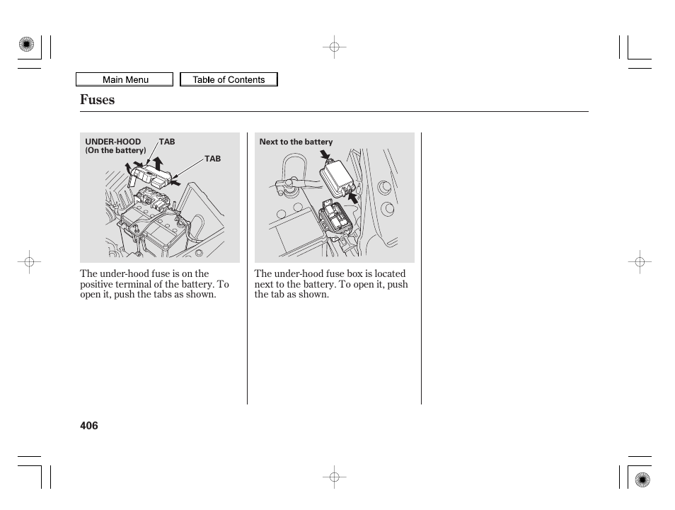 Fuses, 2010 insight | HONDA 2010 Insight User Manual | Page 409 / 450