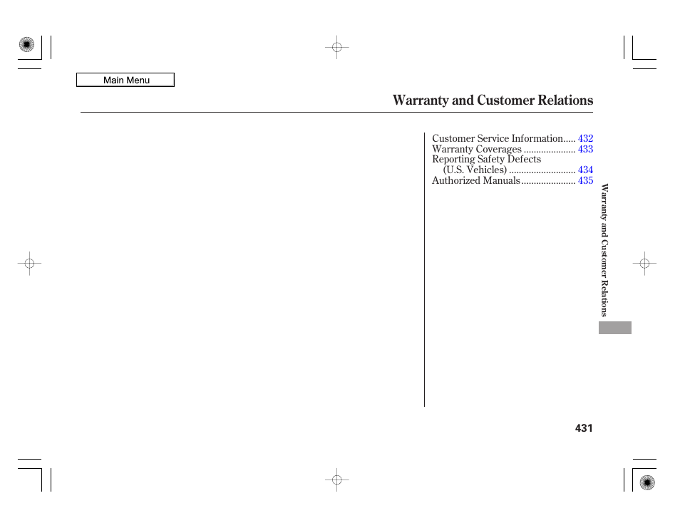 Warranty and customer relations, 2010 insight | HONDA 2010 Insight User Manual | Page 434 / 450