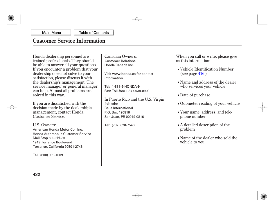 Customer service information, 2010 insight | HONDA 2010 Insight User Manual | Page 435 / 450